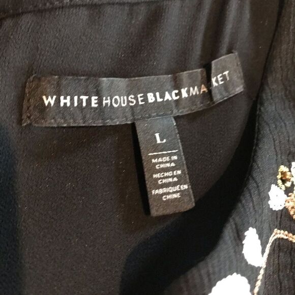 White House black market size large new without tags blouse beautiful size L - Picture 6 of 9